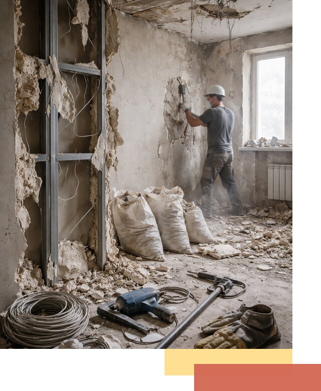 Профессиональный демонтаж зданий и конструкций в Выборге