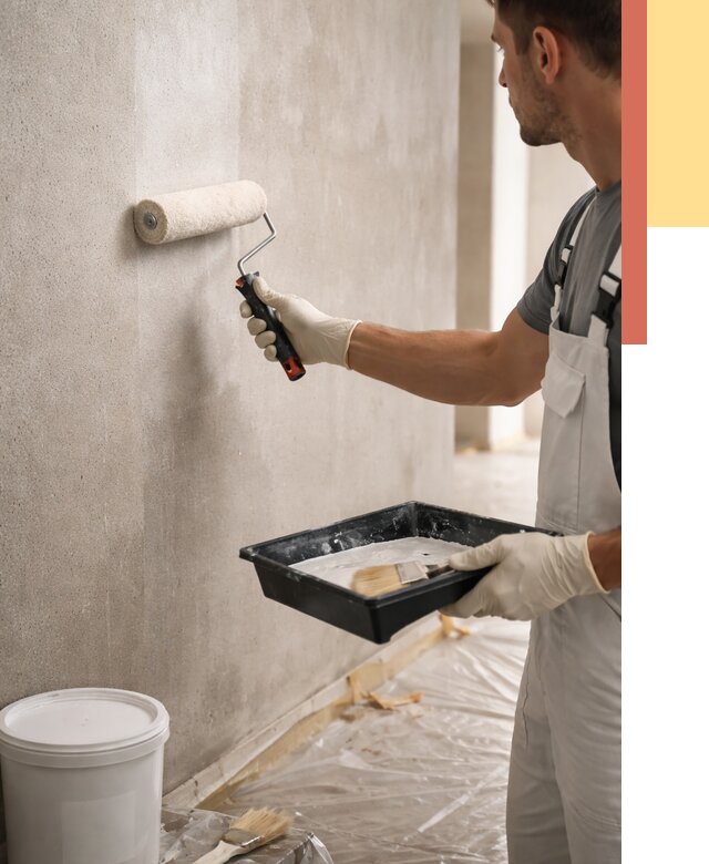 Грунтовка стен в Выборге от 2249 руб. м2 — быстро, недорого, с материалом | ОТДЕЛОЧНИК-Вбр