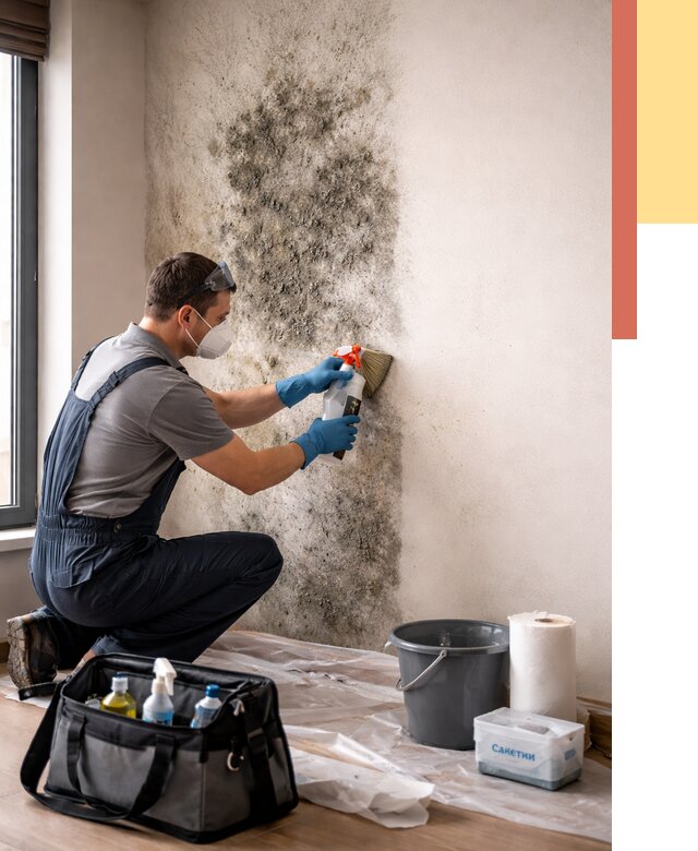 Удаление плесени со стен в Выборге от 2198 руб. — быстро и недорого | ОТДЕЛОЧНИК-Вбр