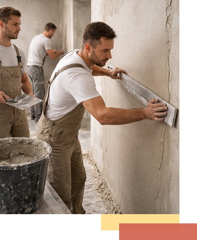 Штукатурка стен без маяков в Выборге быстро и качественно