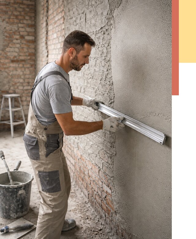 Штукатурка кирпичных стен в Выборге от 4599 руб/м2 — быстро и недорого | ОТДЕЛОЧНИК-Вбр