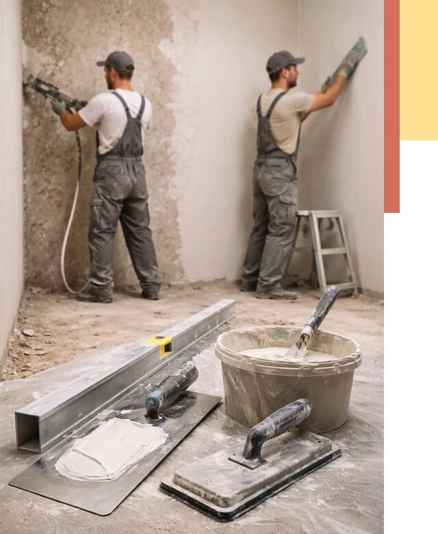 Штукатурка стен под обои в Выборге от 4599 руб./м2 — выравнивание под обои | ОТДЕЛОЧНИК-Вбр