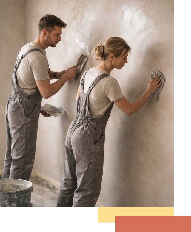 Венецианская штукатурка высокого качества в Выборге