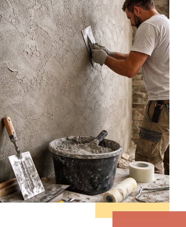 Декоративная штукатурка лофт в Выборге — отделка стен и потолков