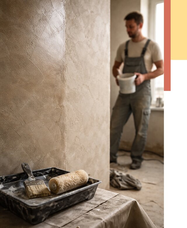 Нанесение воска на штукатурку в Выборге от 3577 руб. | Услуги ОТДЕЛОЧНИК-Вбр