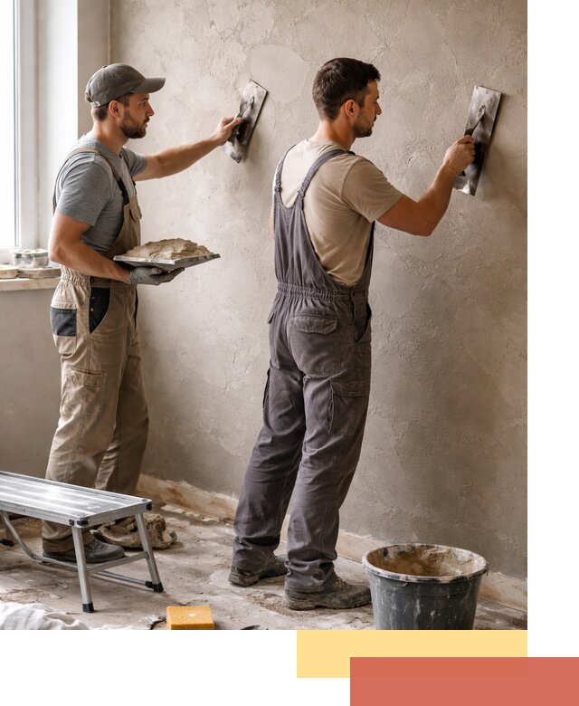 Ремонт декоративной штукатурки и восстановление фактуры в Выборге