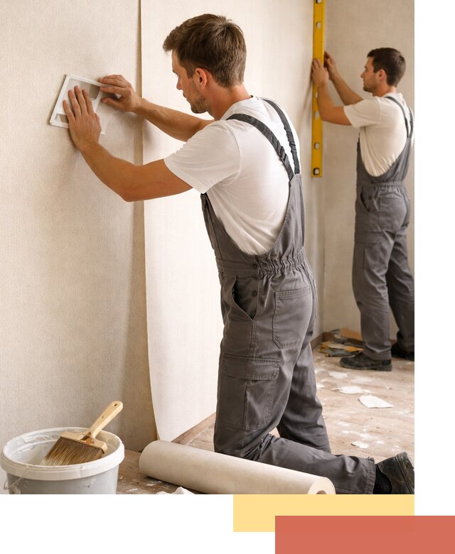 Поклейка бумажных обоев в Выборге качественно и недорого