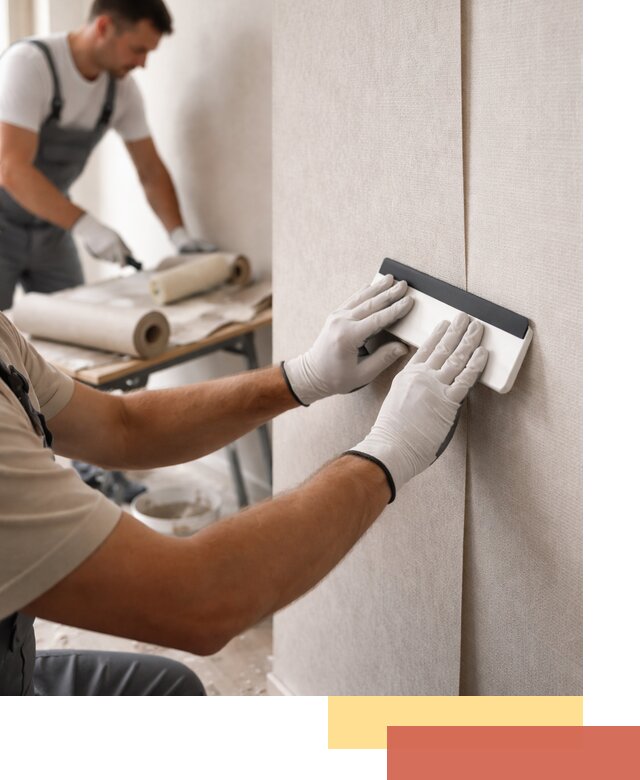 Поклейка обоев под покраску в Выборге профессионально и быстро