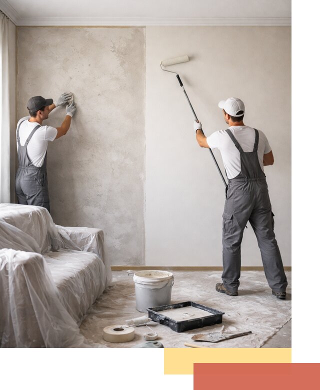 Покраска стен антивандальной краской в Выборге