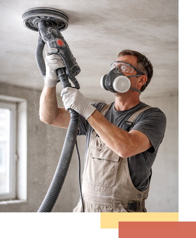 Шлифовка потолка в Выборге — качественная подготовка под отделку