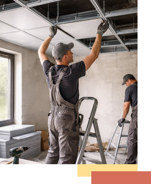 Монтаж кассетного потолка в Выборге качественно и быстро