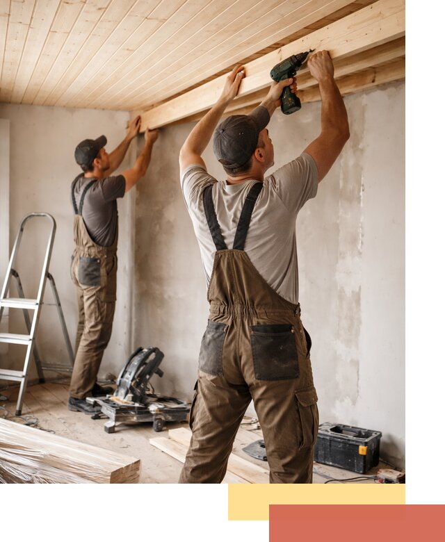 Монтаж потолка из вагонки в Выборге профессионально и аккуратно