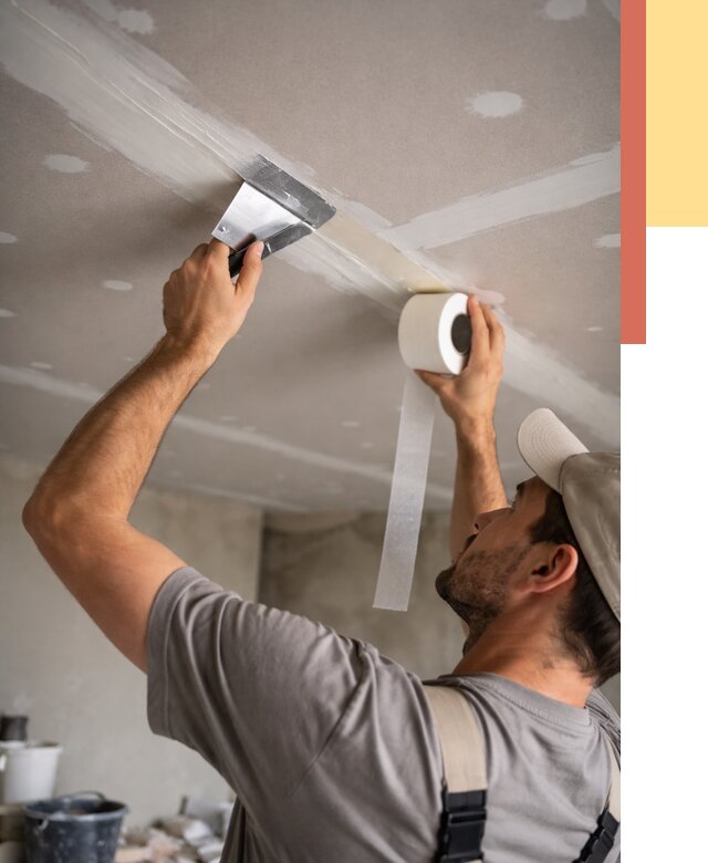 Обработка швов потолка ГКЛ в Выборге от 7666 руб. под ключ | ОТДЕЛОЧНИК-Вбр