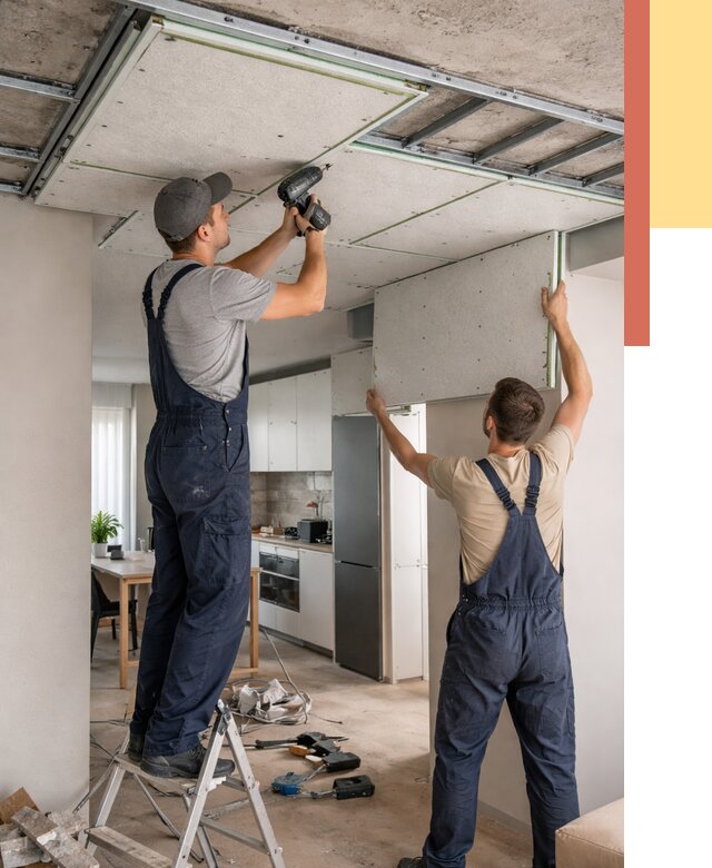 Шумоизоляция потолка панелями зипс в Выборге от 1891 руб. под ключ | ОТДЕЛОЧНИК-Вбр